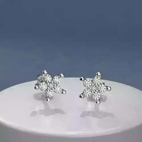 N-0001 star shaped object 3D print model
