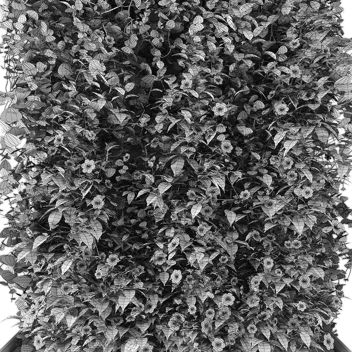 Vertical garden 187 Low-poly 3D model_2