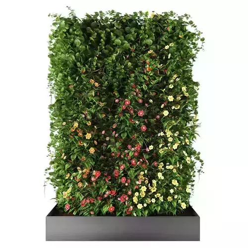 Vertical garden 187 Low-poly 3D model