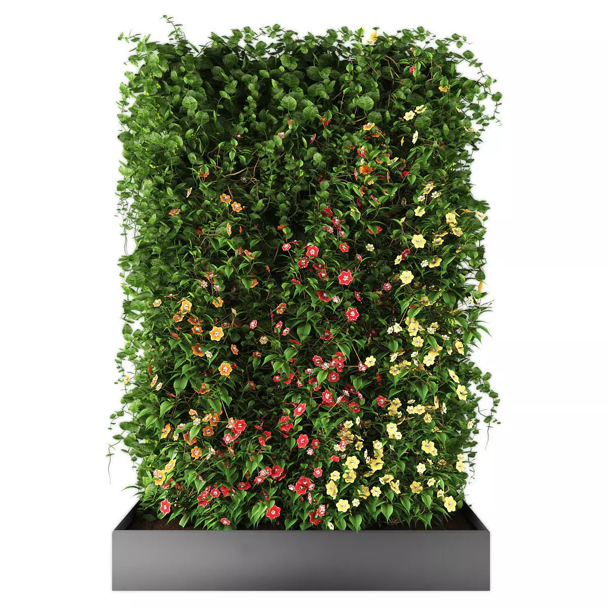 Vertical garden 187 Low-poly 3D model_0