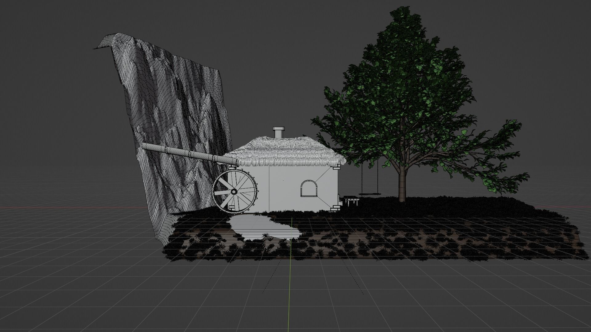 Witch house 3D model_9