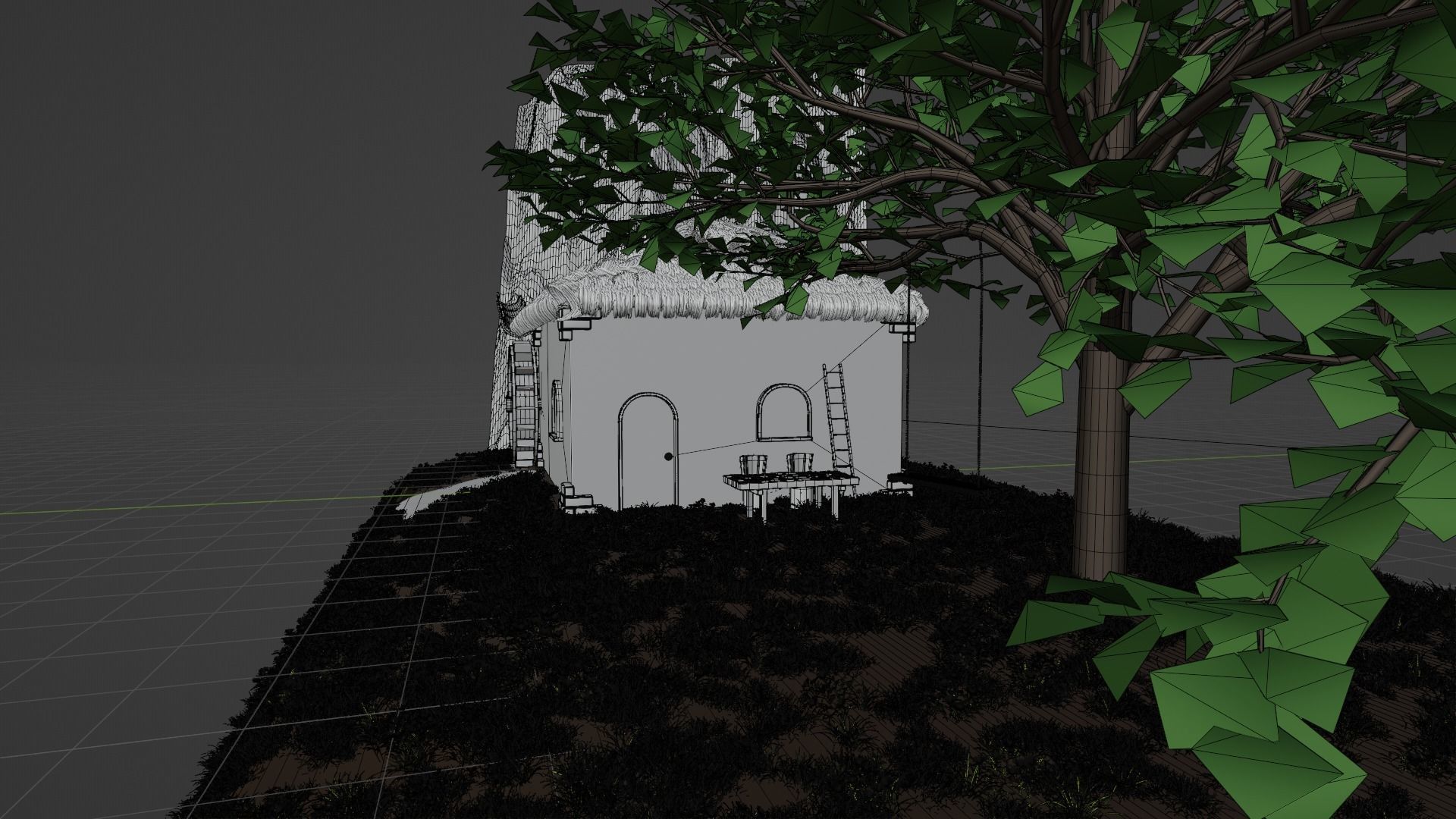 Witch house 3D model_10