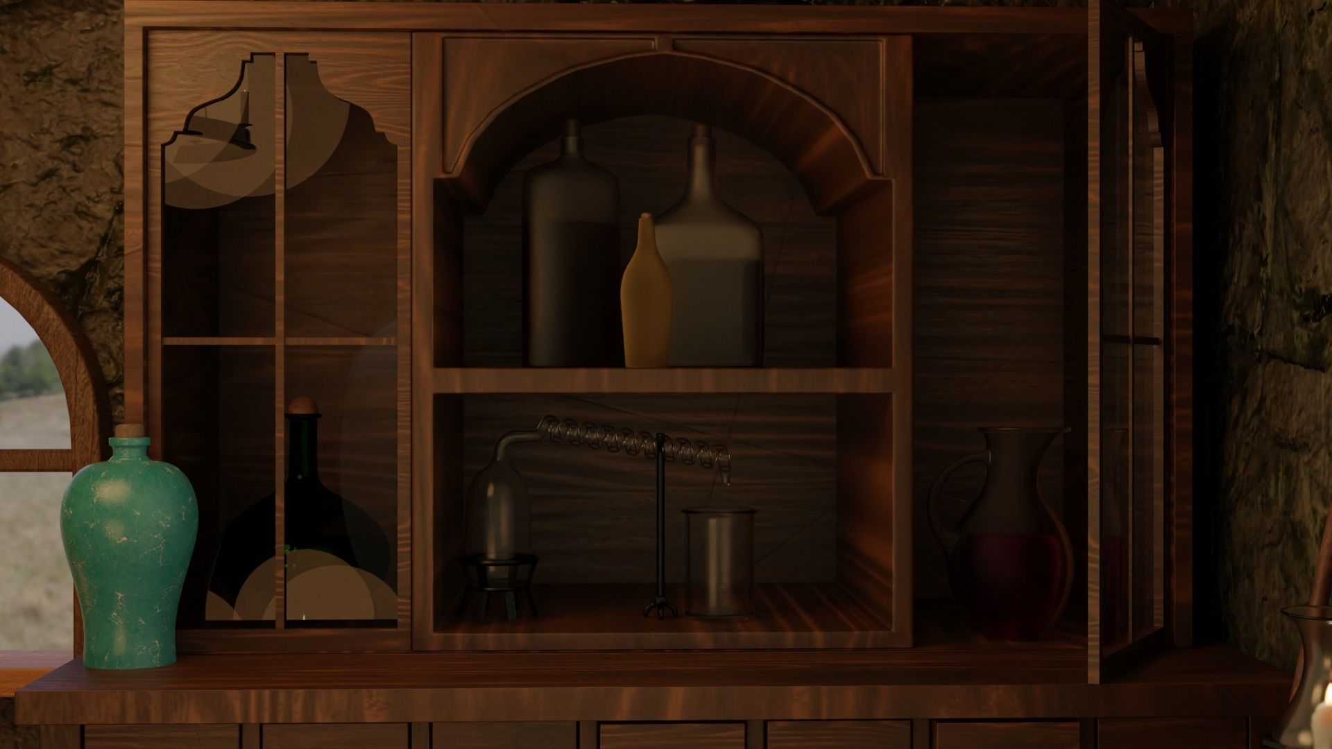 Witch house 3D model_4