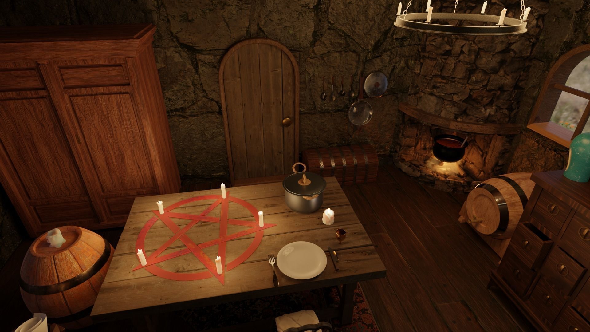 Witch house 3D model_3