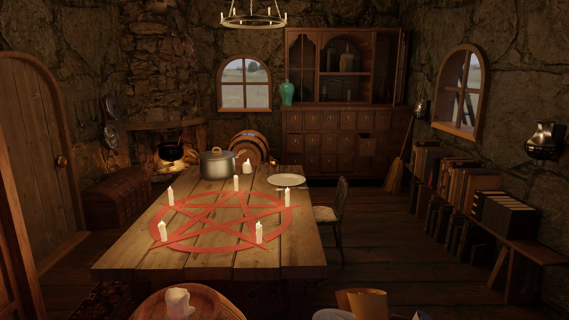 Witch house 3D model_0