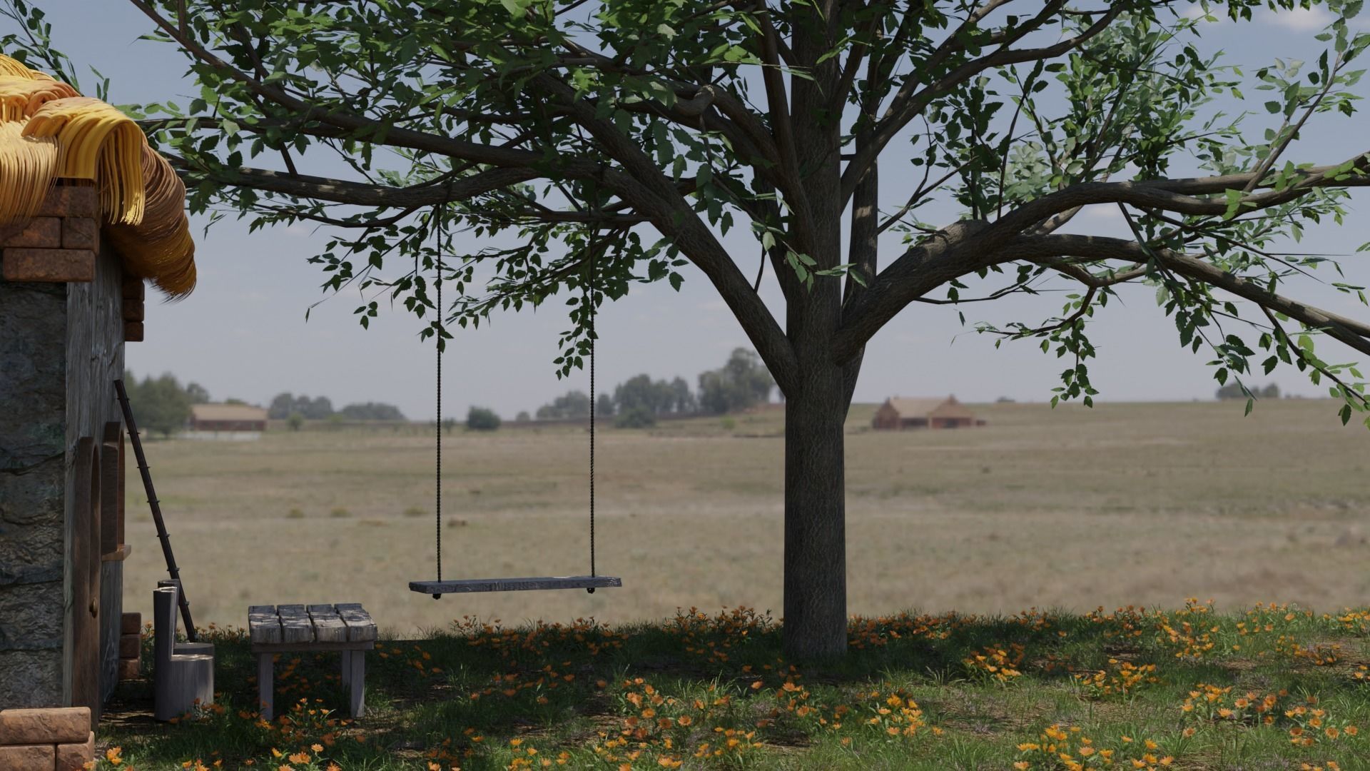 Witch house 3D model_8