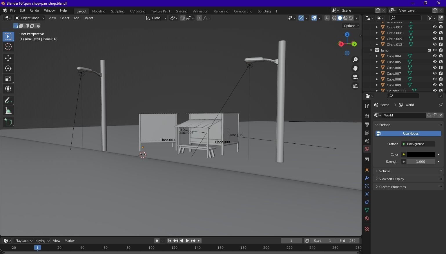 A Small Shop Free 3D model_6