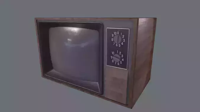 Television retro  3D Model