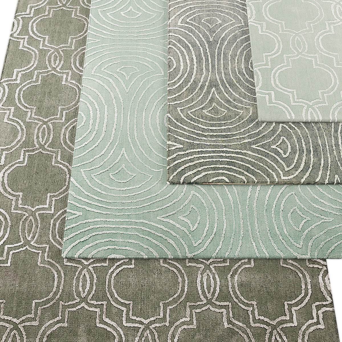 Rugs collection 313 Low-poly 3D model_1