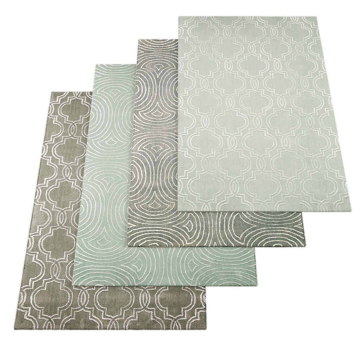 Rugs collection 313 Low-poly 3D model_3