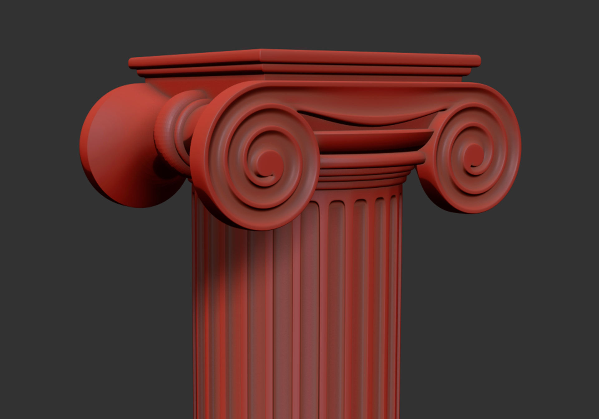 Antique Column 3D model_7