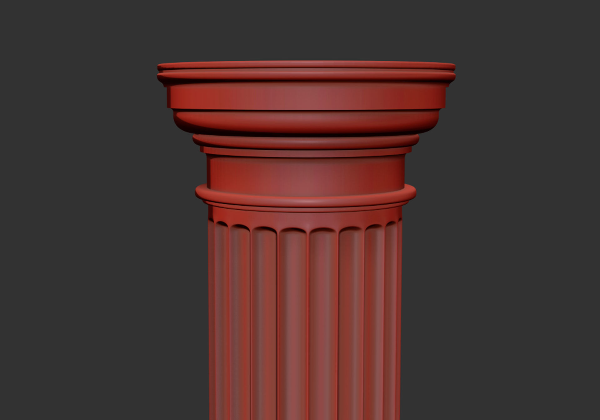 Antique Column 3D model_9