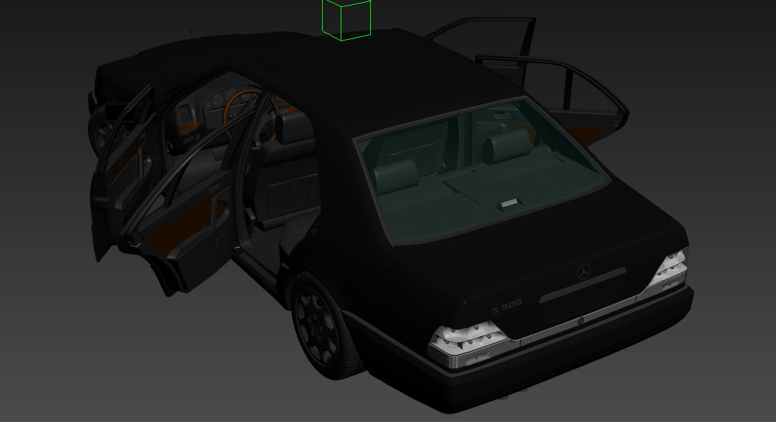Mercedes Benz S Class - W140 3D model_13
