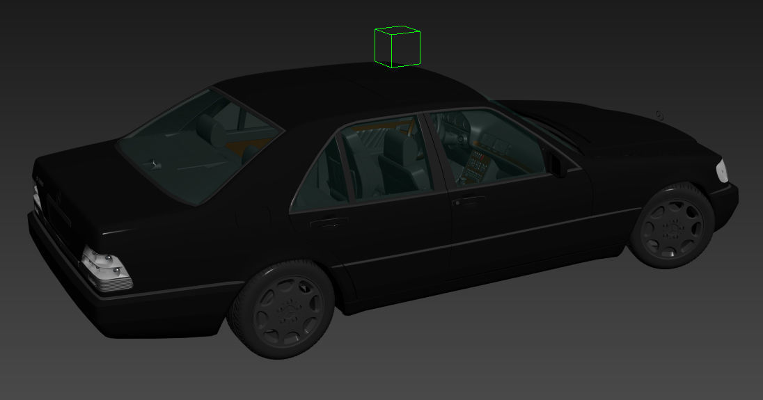 Mercedes Benz S Class - W140 3D model_11