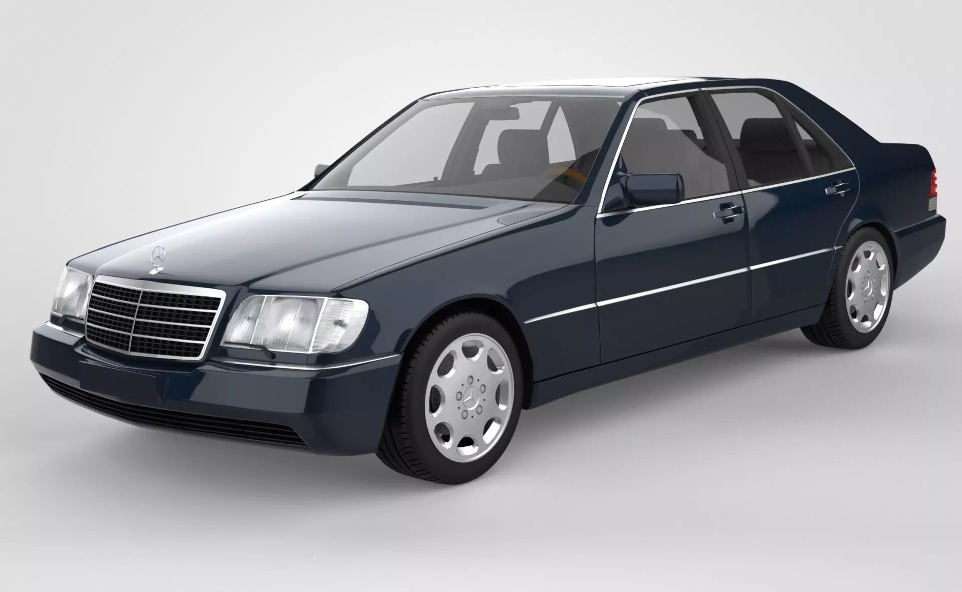 Mercedes Benz S Class - W140 3D model_0