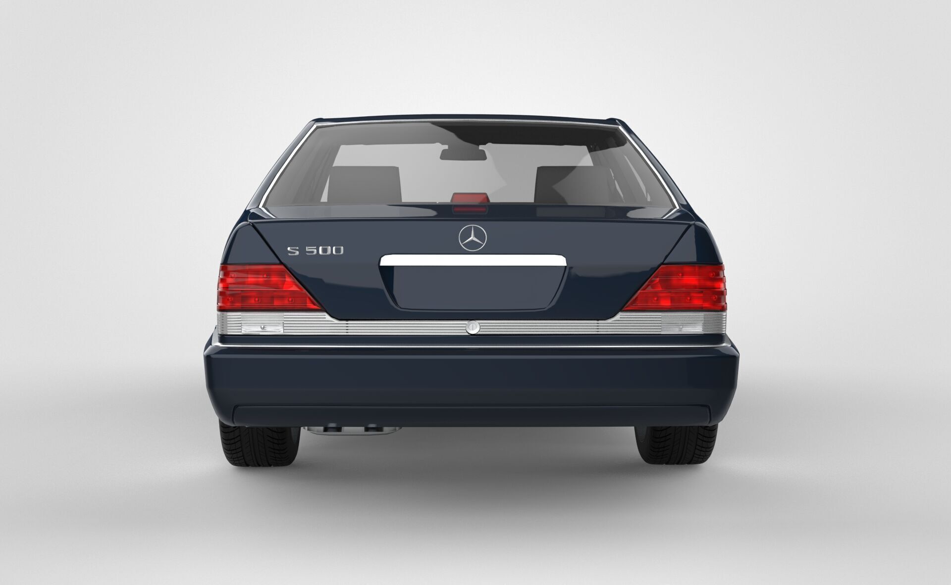 Mercedes Benz S Class - W140 3D model_4