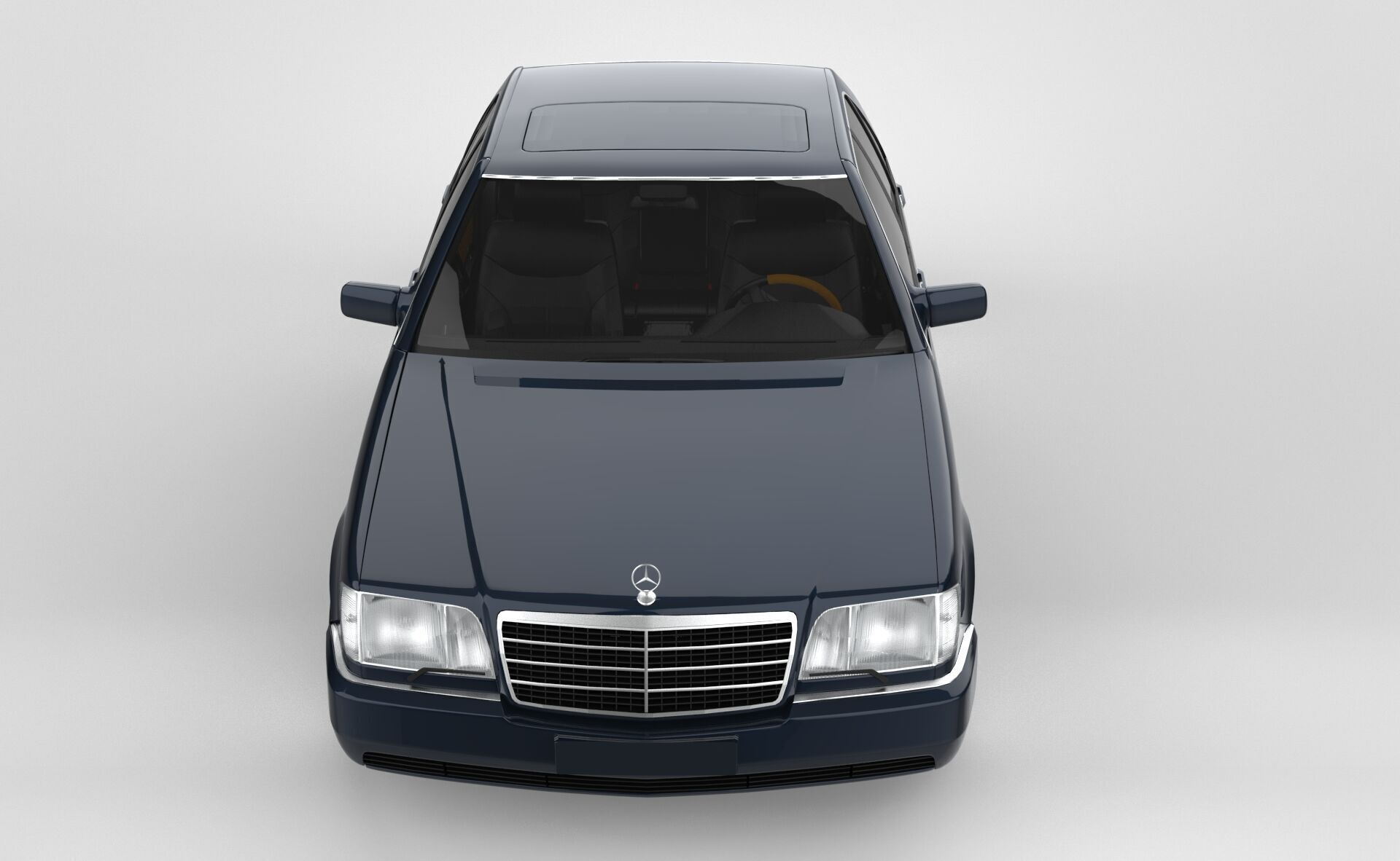 Mercedes Benz S Class - W140 3D model_9