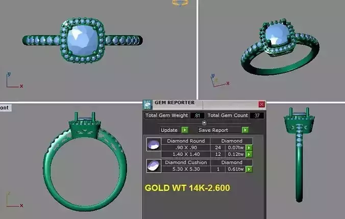 cushion cut halo solitaire engagement ring