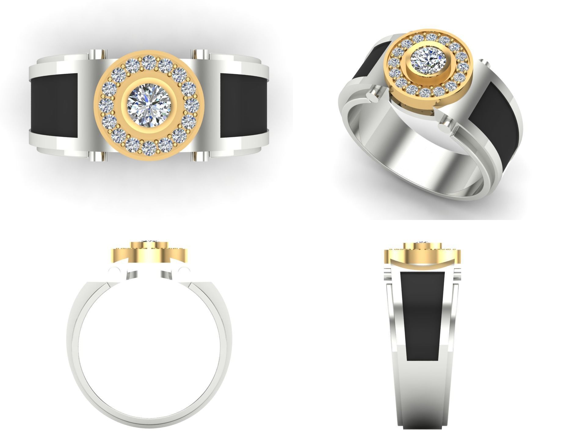 Ring od281 3D print model_5