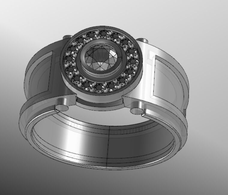 Ring od281 3D print model_18