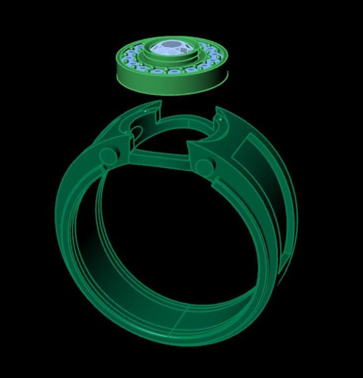 Ring od281 3D print model_9