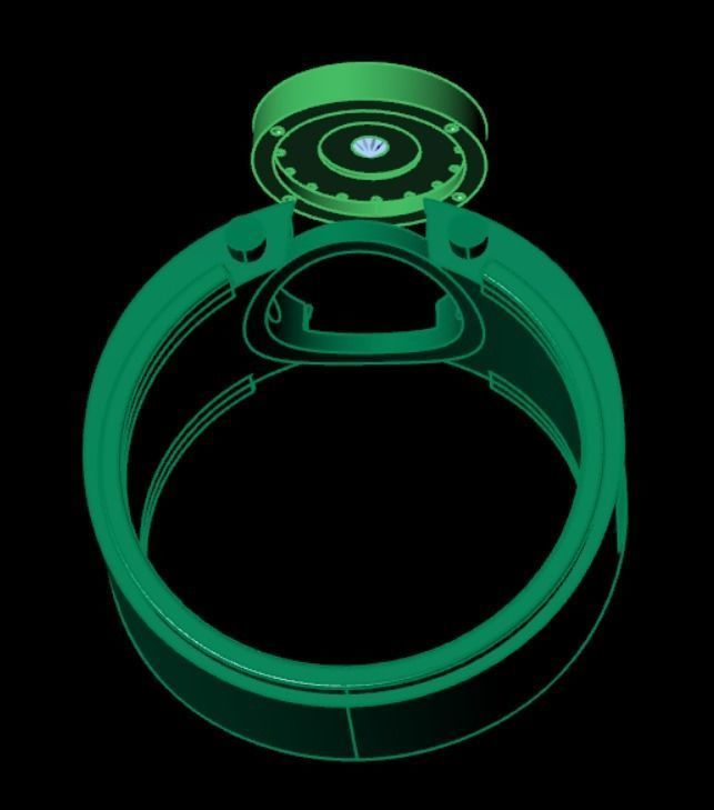 Ring od281 3D print model_8