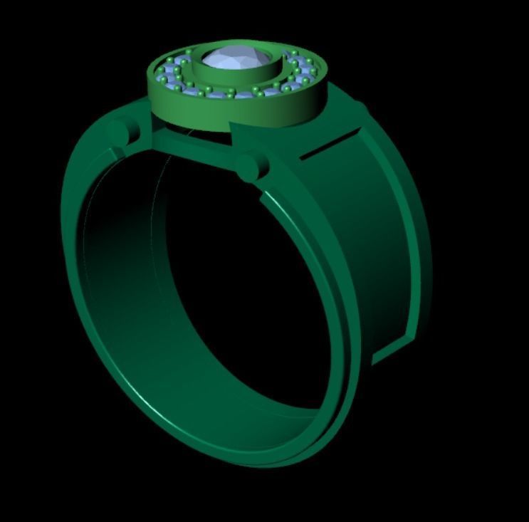 Ring od281 3D print model_10