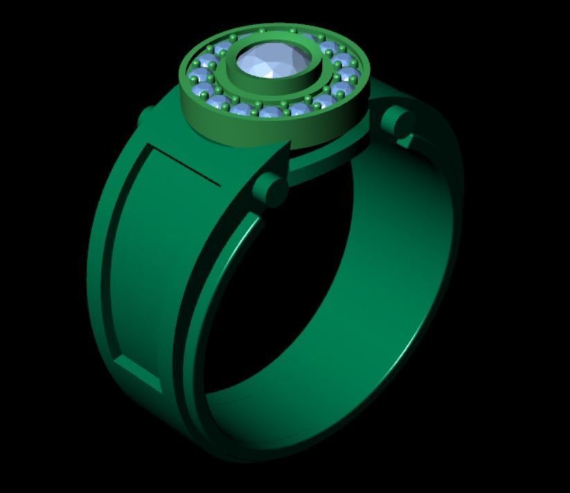 Ring od281 3D print model_12