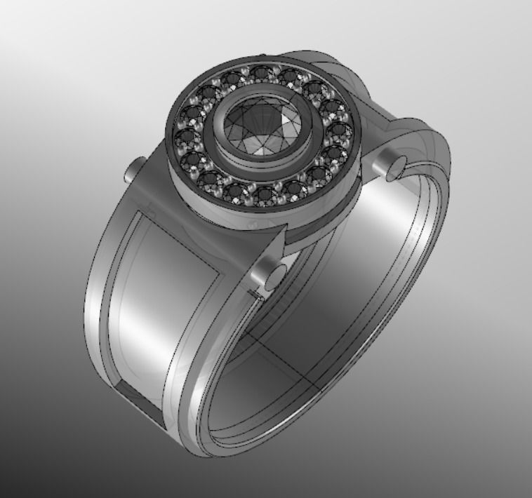 Ring od281 3D print model_16