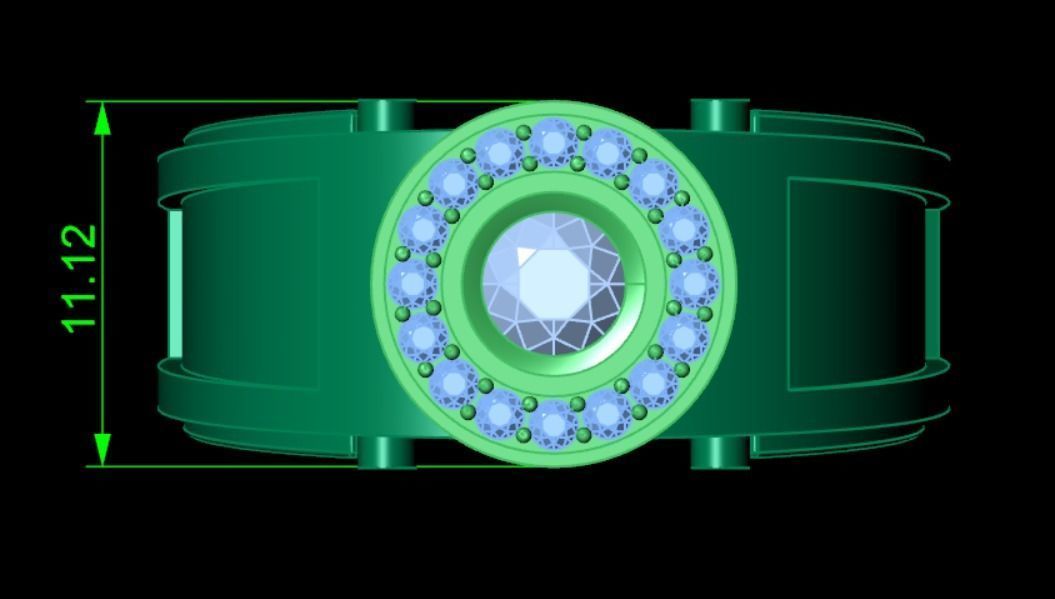 Ring od281 3D print model_11