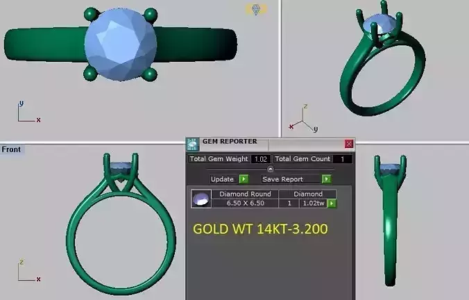 classic solitaire engagement ring