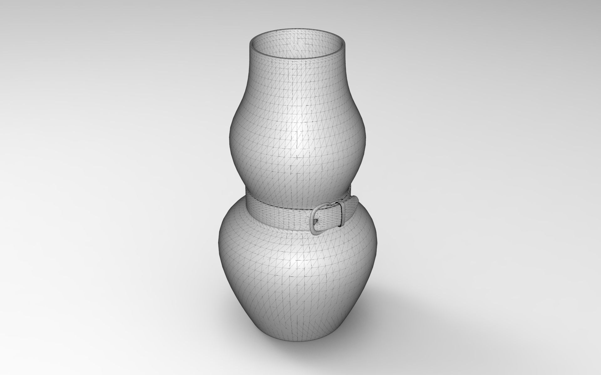 Alba Vase Low-poly 3D model_5