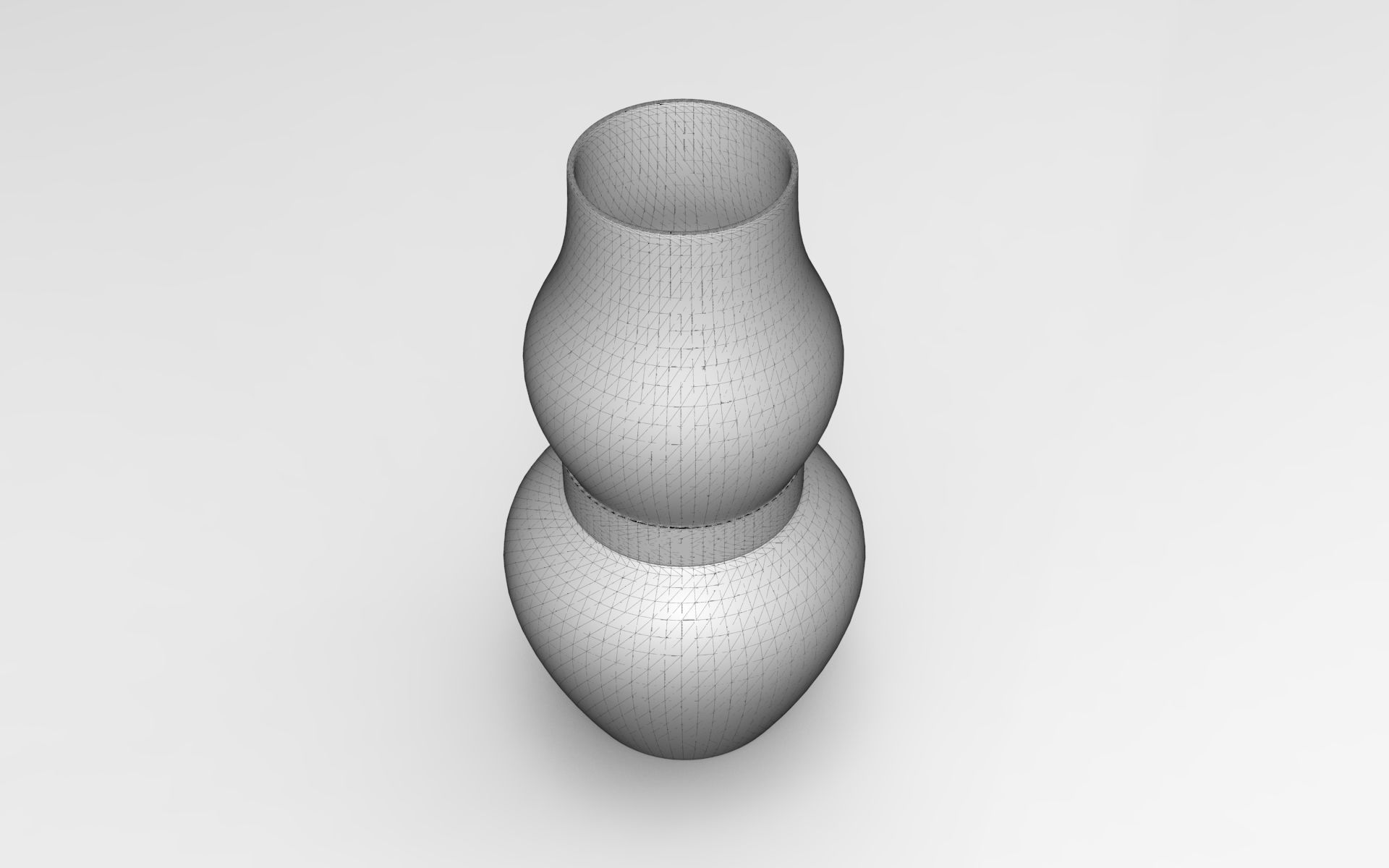 Alba Vase Low-poly 3D model_6
