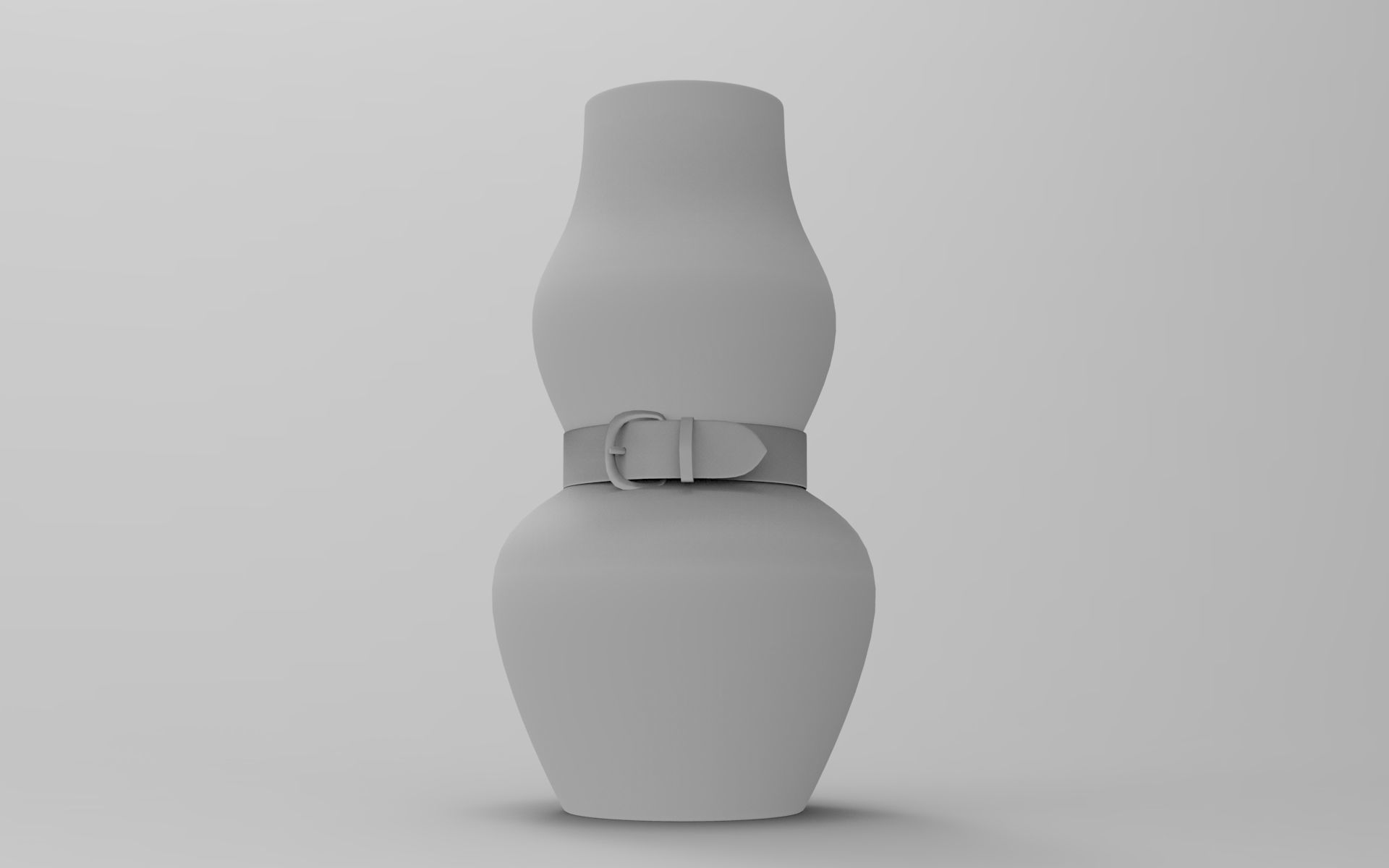 Alba Vase Low-poly 3D model_8