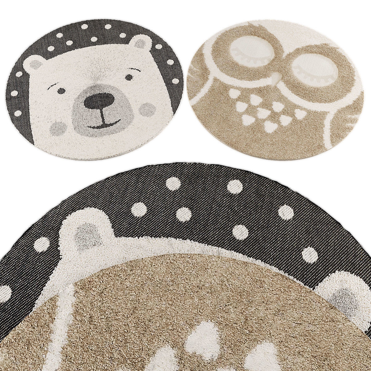 Rugs collection 389 Low-poly 3D model_1