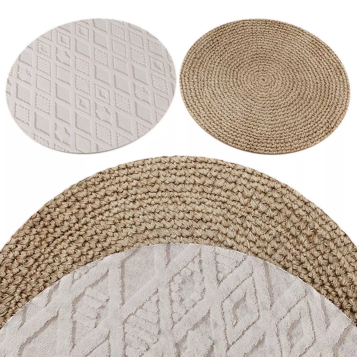 Rugs collection 392 Low-poly 3D model_0