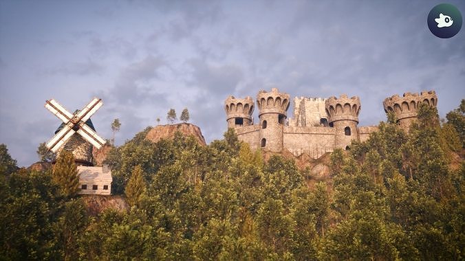 Medieval Asset Pack Low-poly 3D model 7