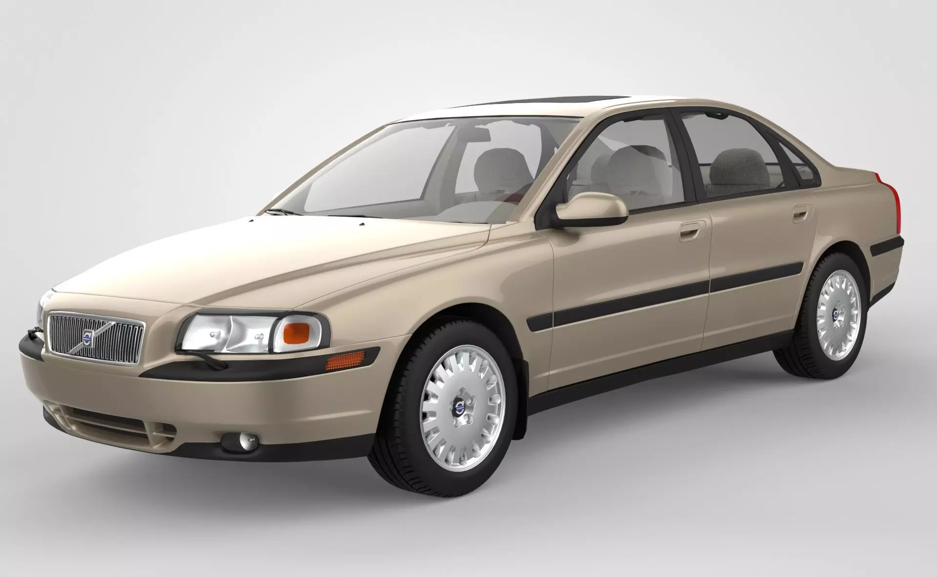 Volvo S80 T5 3D model_0