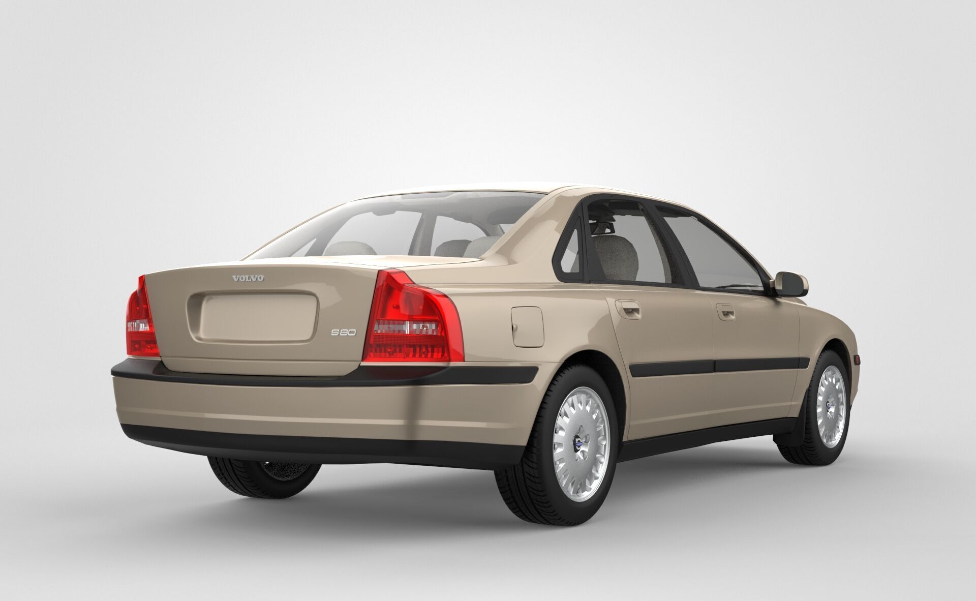 Volvo S80 T5 3D model_5