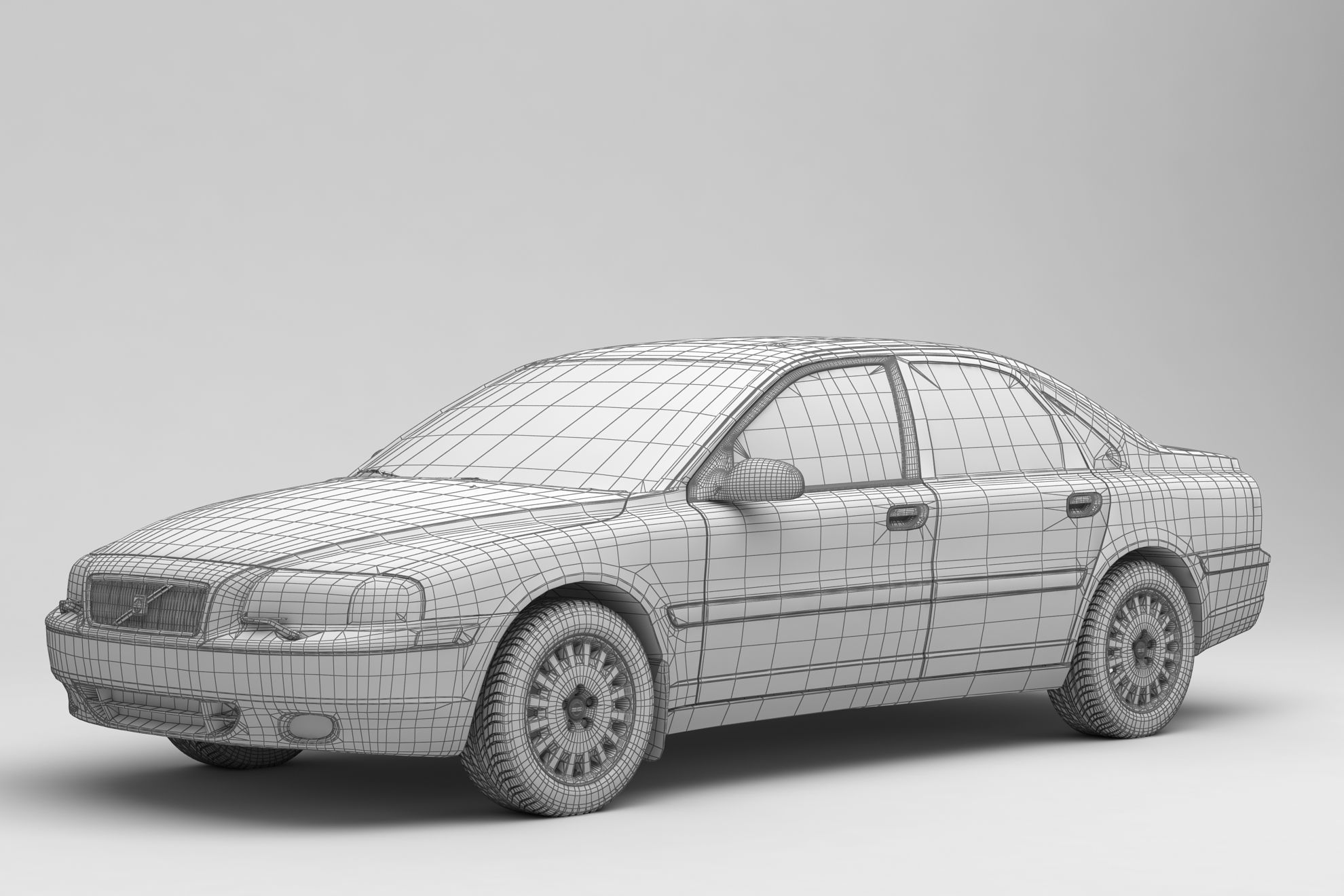 Volvo S80 T5 3D model_11