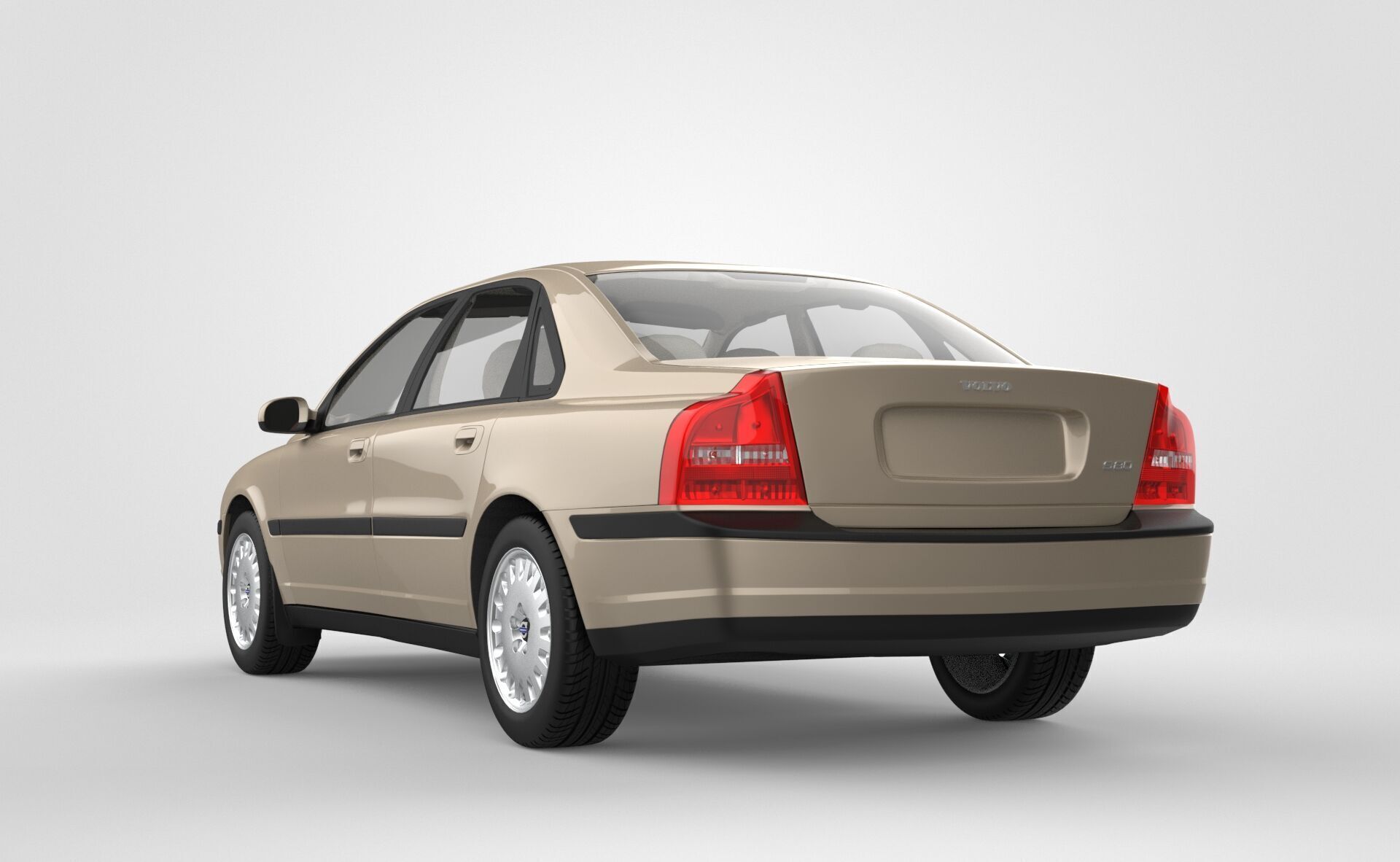 Volvo S80 T5 3D model_3