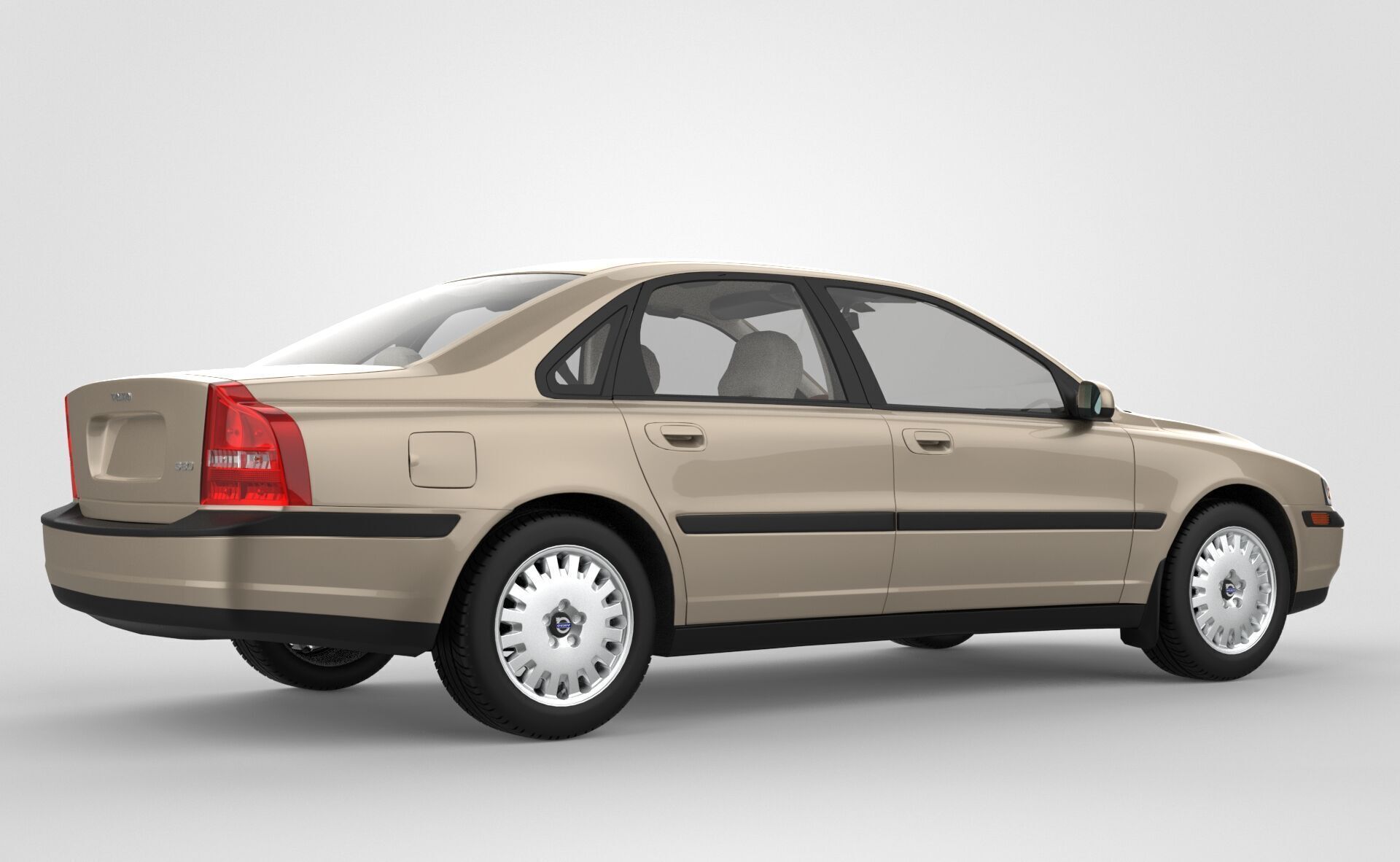 Volvo S80 T5 3D model_6