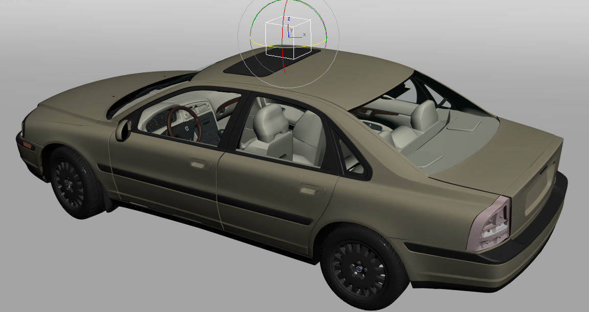 Volvo S80 T5 3D model_10