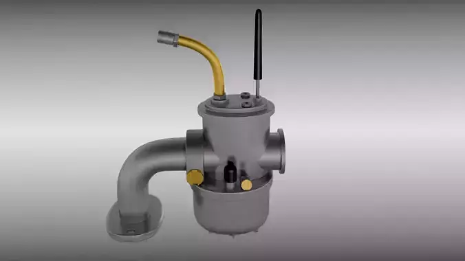 Moped carburetor 3D model