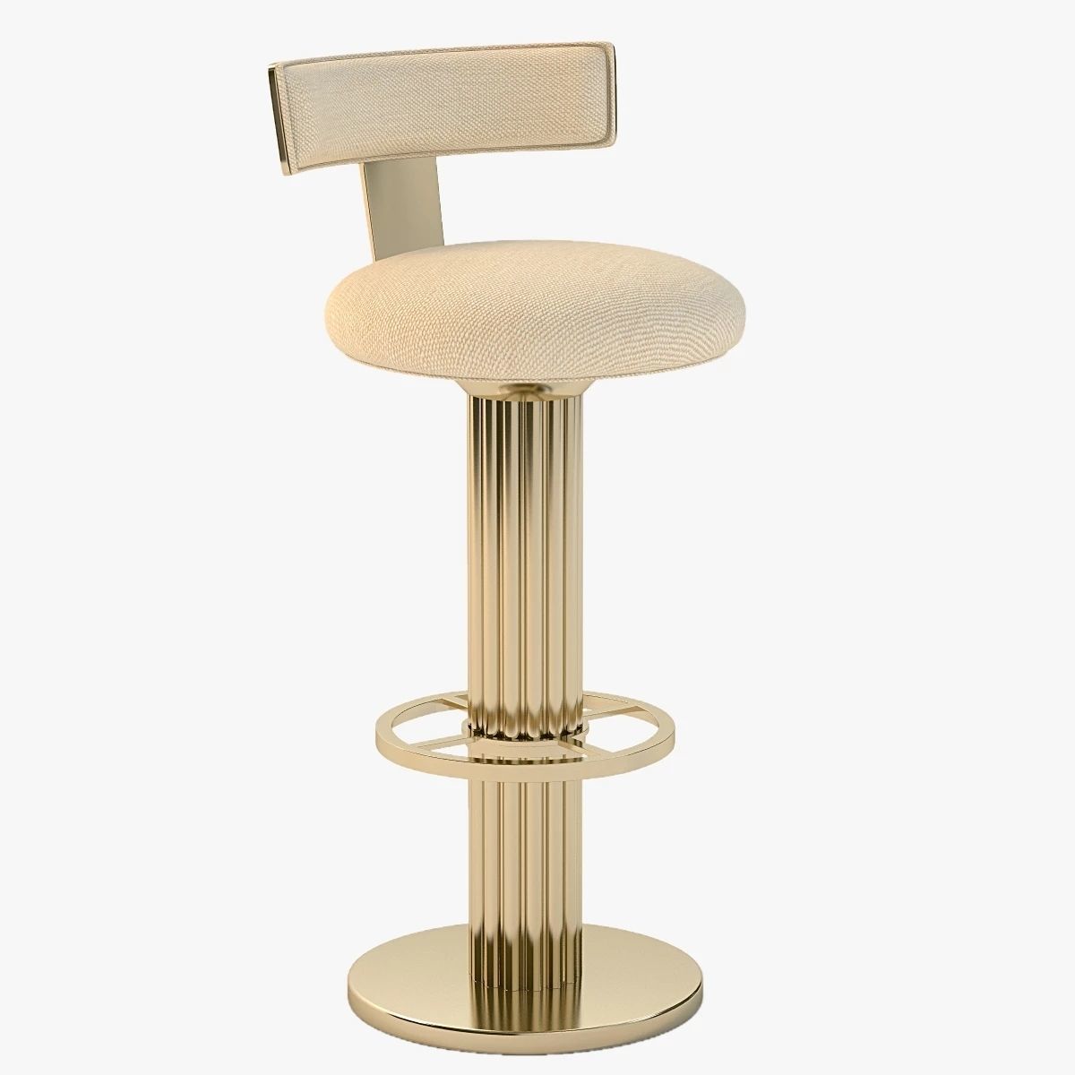 Design Leisure Barstool 3D model_4