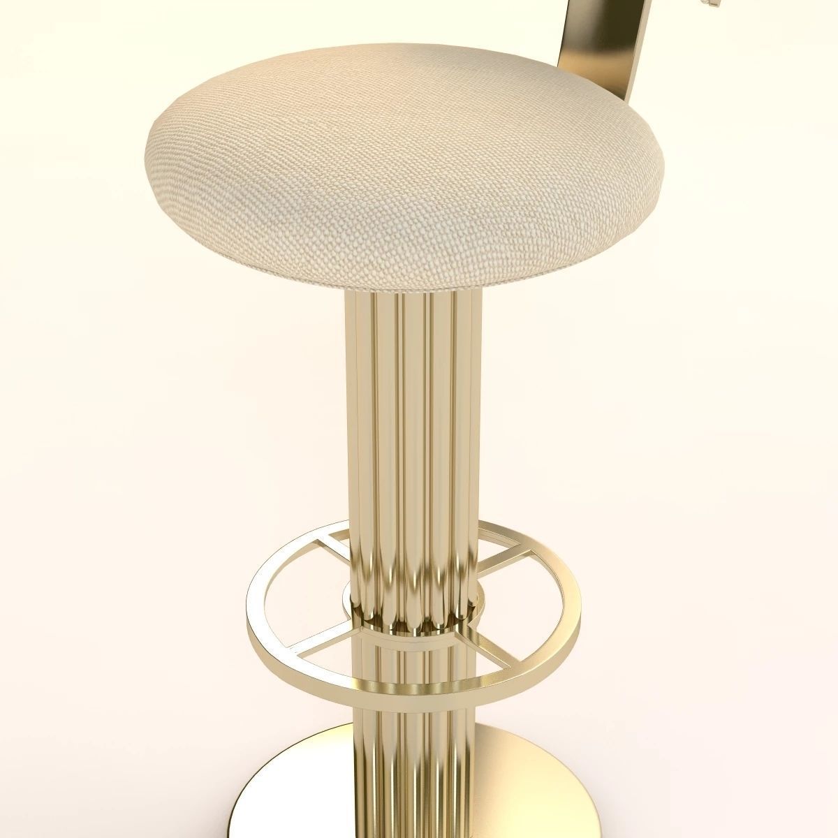 Design Leisure Barstool 3D model_1
