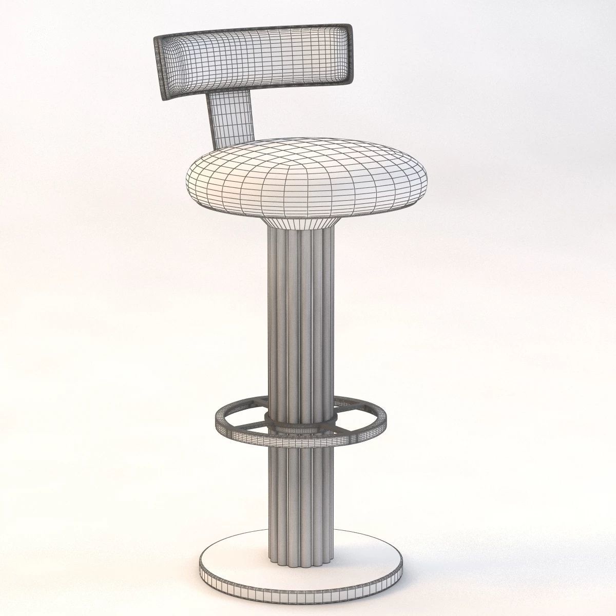 Design Leisure Barstool 3D model_12