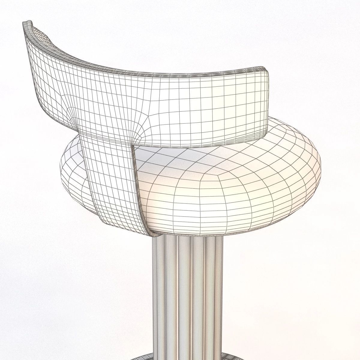 Design Leisure Barstool 3D model_11