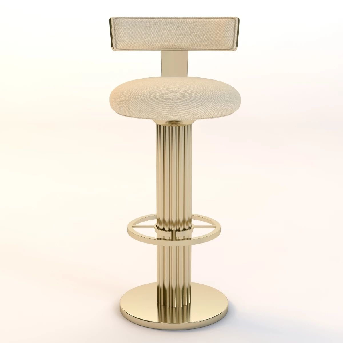 Design Leisure Barstool 3D model_3