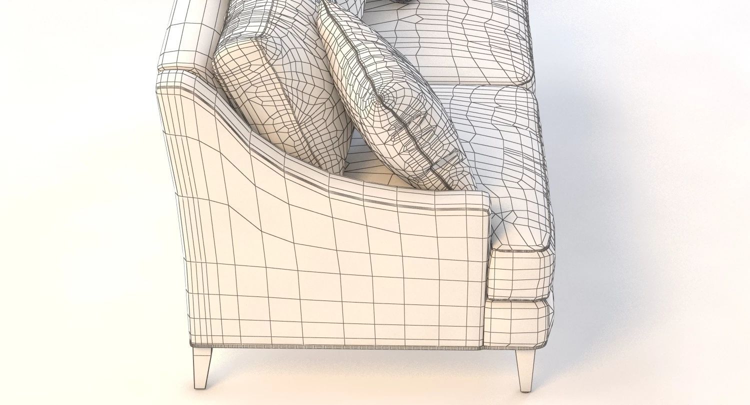 Detail Emerson Sofa 3D model_10